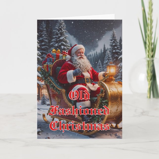 Hark The Herald Angels Sing Feiertagskarte (Vorderseite)