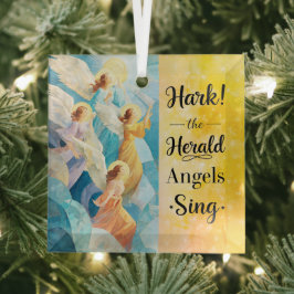 Hark! The Herald Angels Sing Ornament Aus Glas