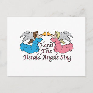 Hark! The Herald Angels Sing Postkarte