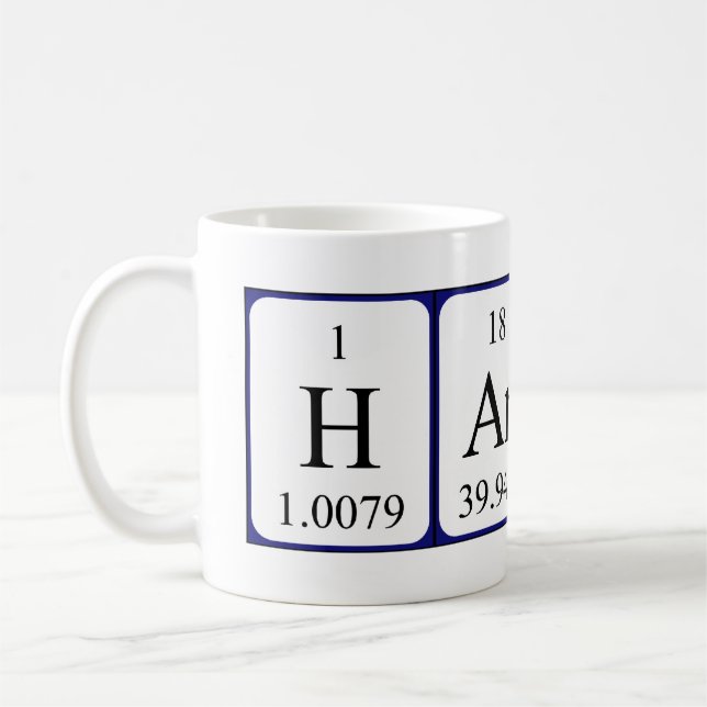 Harlan Periodenname Tasse (Links)