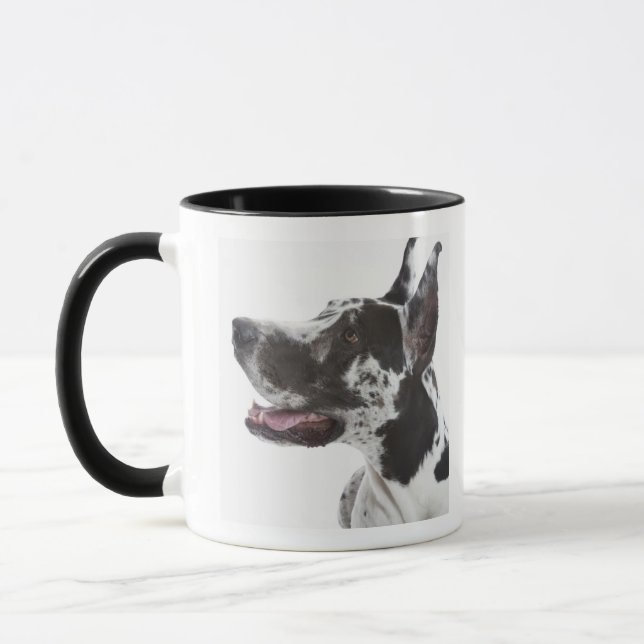 Harlekin-Deutsche Dogge Tasse (Links)