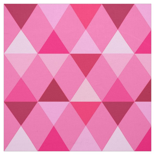 Harlekin-/Diamantmuster - Rosen-Rosa u. Wein Stoff (Muster)