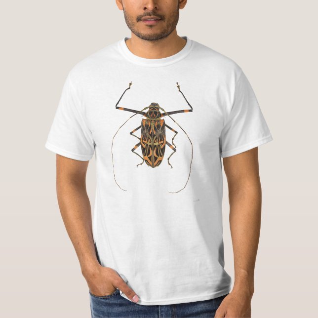 Harlekin-Käfer Acrocinus Longimanus T-Shirt (Vorderseite)