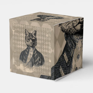 Harlekin-Katzen-Schmutz Geschenkschachtel