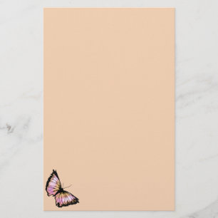 "Harlekin" (Pfirsich-Schmetterling) Briefpapier