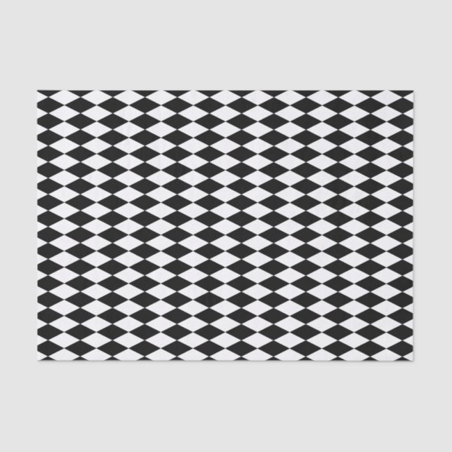 Harlekin-Seidenpapier fertigen Farbe mit Schwarzem Seidenpapier (Vorderseite)