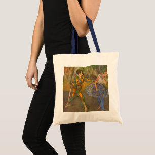 Harlekin und Columbine von Edgar Degas Tragetasche