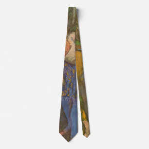 Harlekin und Columbine von Edgar Degas Vintage Art Krawatte