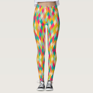 Harlekin Vintage-Muster Leggings