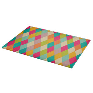 Harlekin Vintage-Muster Schneidebrett