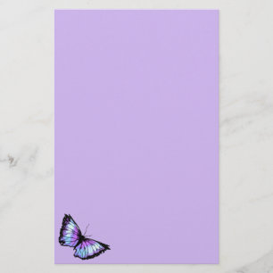 "Harlekin" (violetter Schmetterling) Briefpapier
