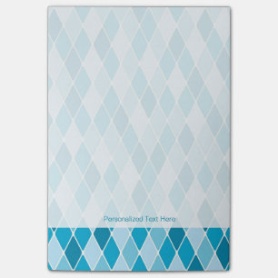 Harlekinwintermuster Post-it Klebezettel