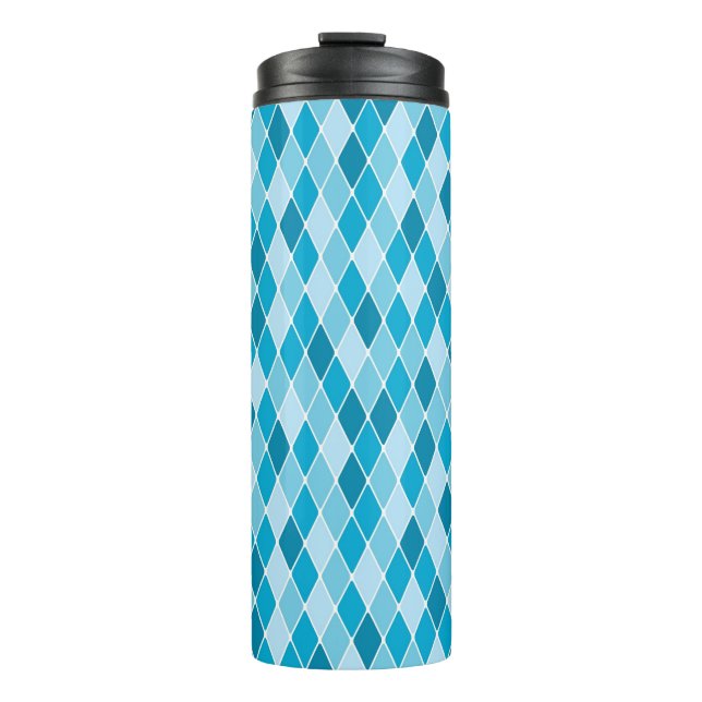 Harlekinwintermuster Thermosbecher (Vorderseite)