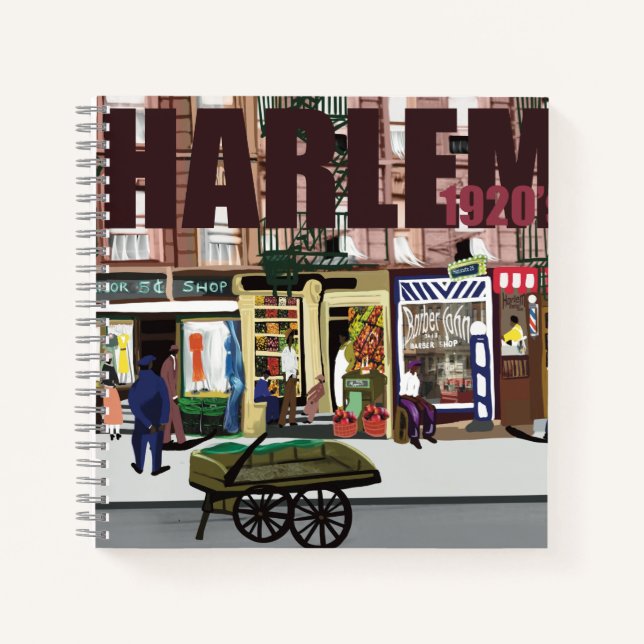 Harlem Biz Boom Notizbuch (Vorderseite)