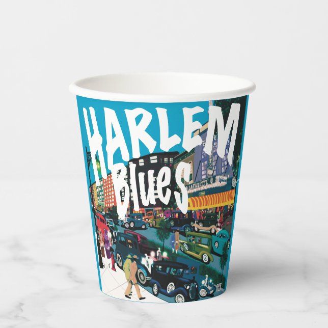 Harlem Blues Paper Cup Pappbecher (Vorderseite)