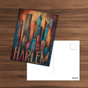 Harlem Deko Postcard Postkarte