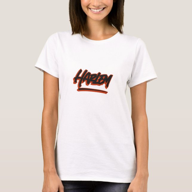 Harlem Graffiti Style T-Shirt (Vorderseite)