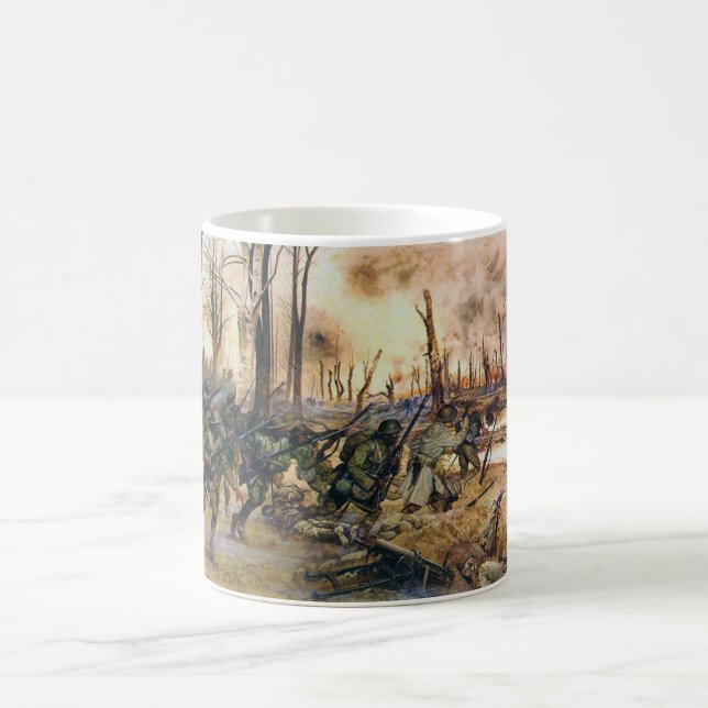 Harlem Hell Fighters Séchault H. Charles McBarron Kaffeetasse (Mittel)