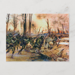 Harlem Hell Fighters Séchault H. Charles McBarron Postkarte