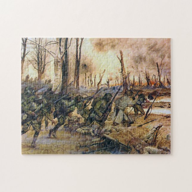 Harlem Hell Fighters Séchault H. Charles McBarron Puzzle (Horizontal)