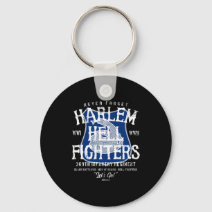 Harlem Hellfighters Vintage Schwarz Militärgeschic Schlüsselanhänger