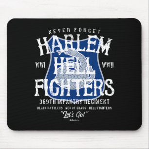Harlem Hellfighters Vintage Schwarze Militärgeschi Mousepad