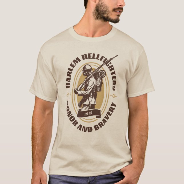 Harlem Hellfighters - WW1 Infantry Regiment  T-Shirt (Vorderseite)