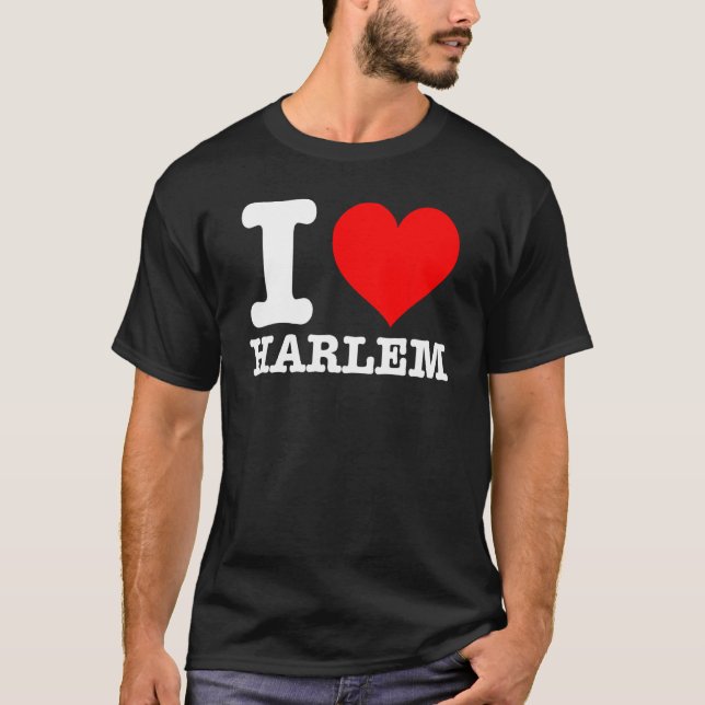 Harlem - I Liebe Harlem - I Heart Harlem T-Shirt (Vorderseite)