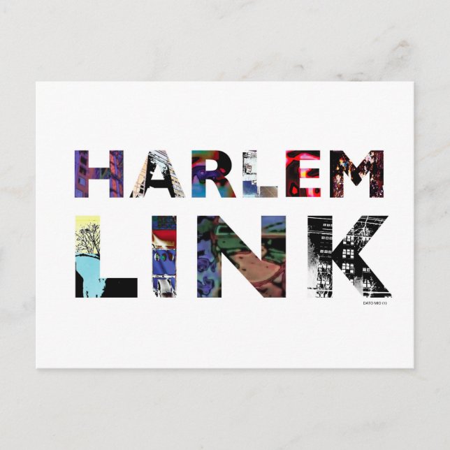 Harlem_Link_1_POSTCARD Postkarte (Vorderseite)