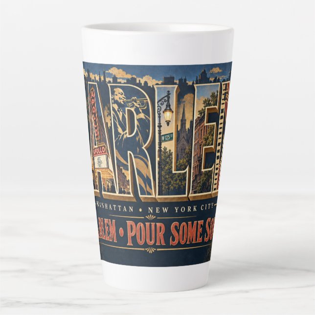 Harlem Manhattan NYC Milchtasse (Vorderseite)