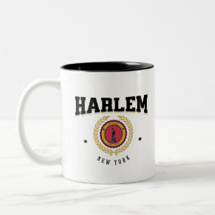 Harlem New York Black Zweifarbige Tasse