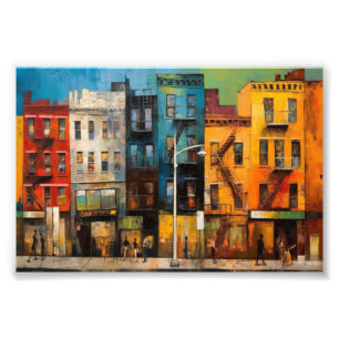 Harlem, New York, Framework Art Fotodruck