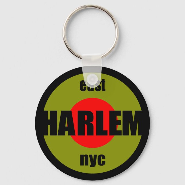 Harlem NYC Key Chain Schlüsselanhänger (Vorderseite)