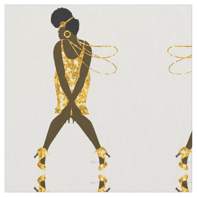 Harlem Renaissance 1920, Charleston Stoff (Nahaufnahme)