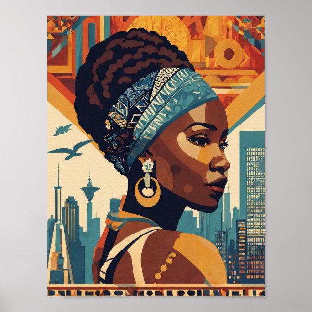 Harlem Renaissance Abstrakt Poster (Vorne)