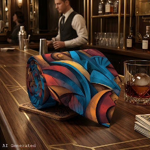Harlem-Renaissance-Art-Déco-Herren-Krawatte Krawatte