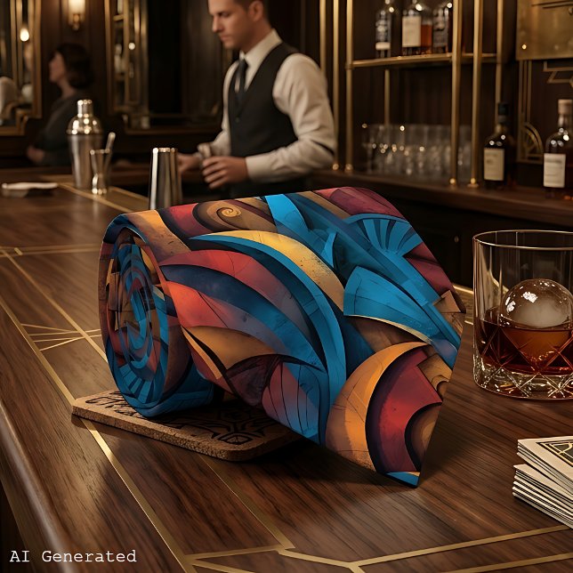 Harlem-Renaissance-Art-Déco-Herren-Krawatte Krawatte (Von Creator hochgeladen)