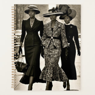 Harlem Renaissance Ausgehobene Damen Planer