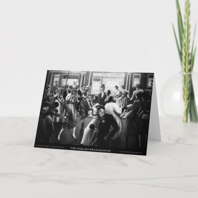 Harlem-Renaissance-Kunst - "Religion erhalten " Karte (Vorderseite)