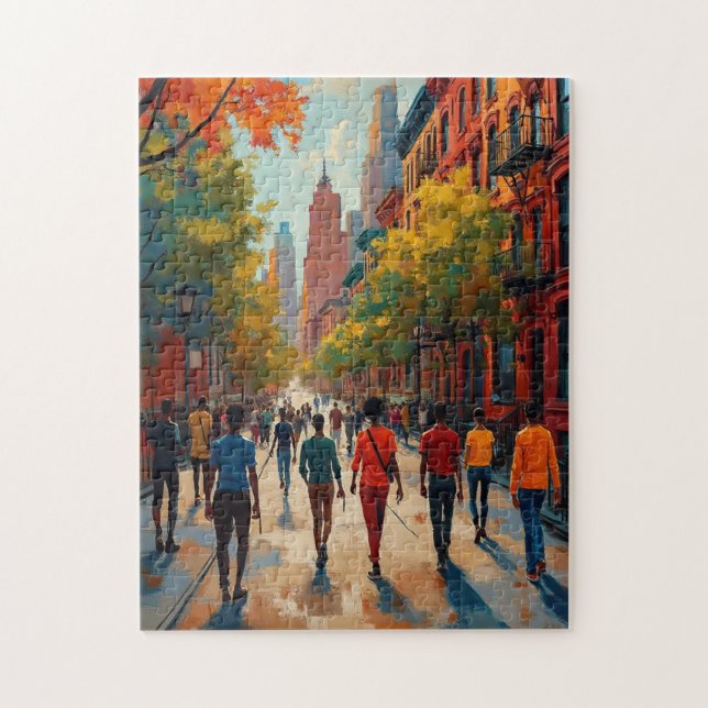 Harlem Renaissance Street Puzzle (Vertikal)