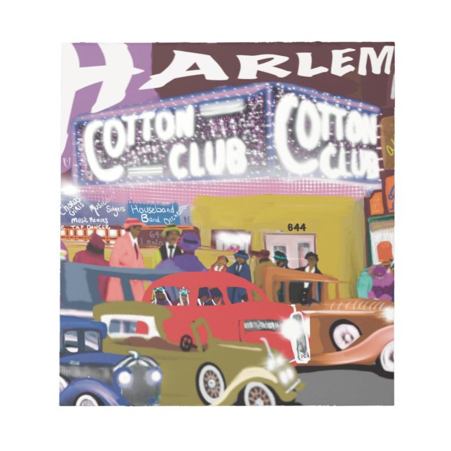 Harlem Roaring 20!s notepad Notizblock (Vorderseite)