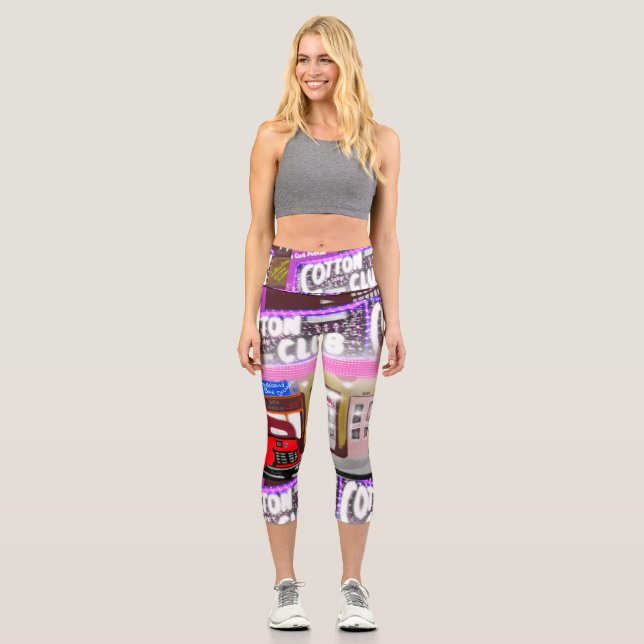 Harlem - Roaring 20s High Waisted Capris (Vorderseite)