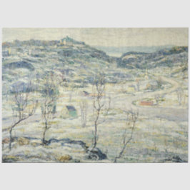 Harlem Valley im Winter (New Yorker Szene) Seidenpapier