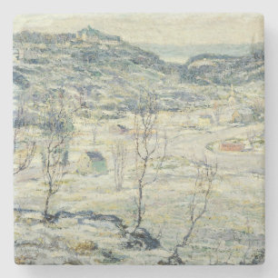 Harlem Valley im Winter (New Yorker Szene) Steinuntersetzer