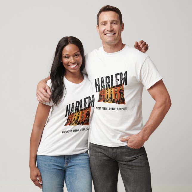 Harlem West Village Stoop Leben T-Shirt (Unisex)