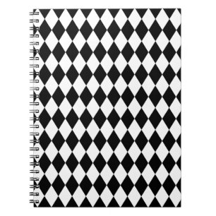 Harlequin Black and White Notizblock