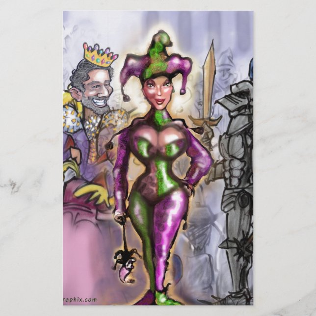 Harlequin Briefpapier (Vorderseite)