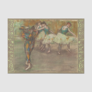 Harlequin Dance, Degas Seidenpapier
