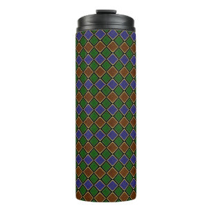 Harlequin-Diamantgitter: Texturierte Harmonie Thermosbecher