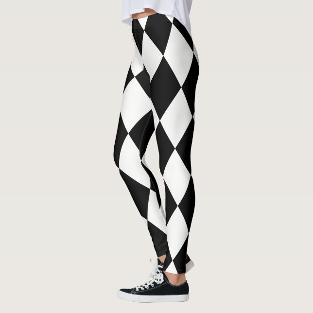 Harlequin ~ Diamantmuster ~ *Jegliche Farbe anpass Leggings (Links)